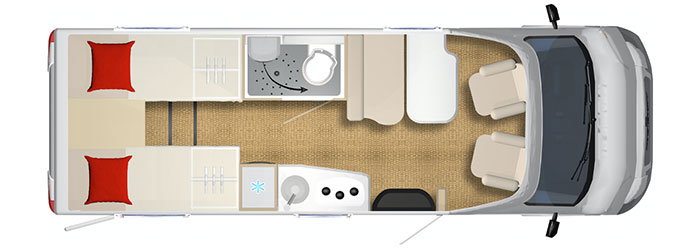 Delfin 690G mieten bei Caravan Liebe in Leipzig